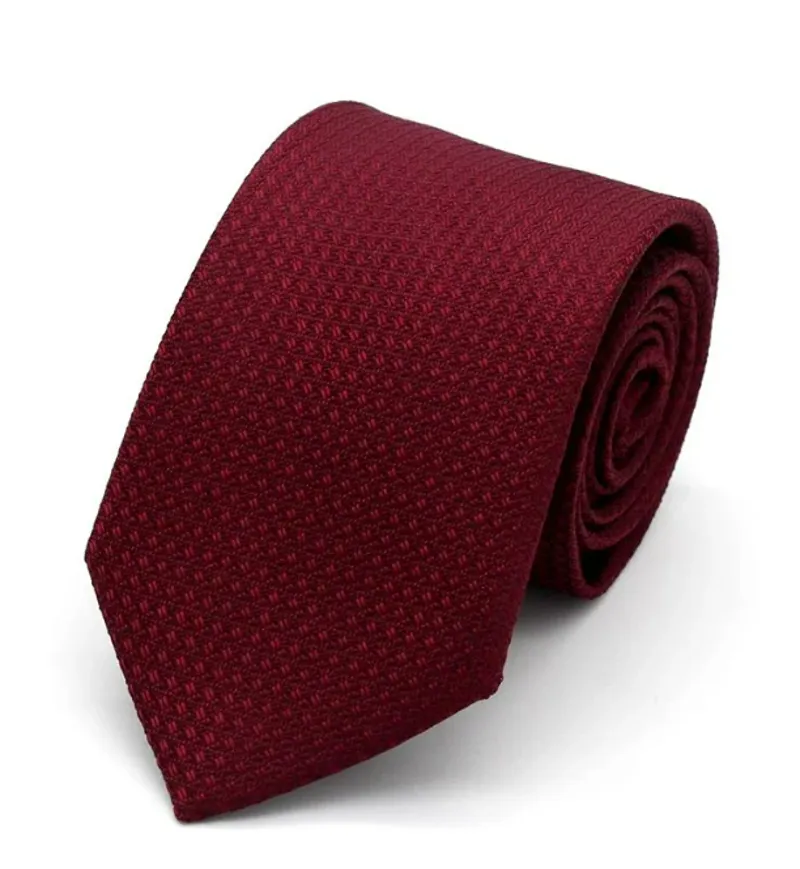 L.A. Smith Texture Tie Wine T1895/2